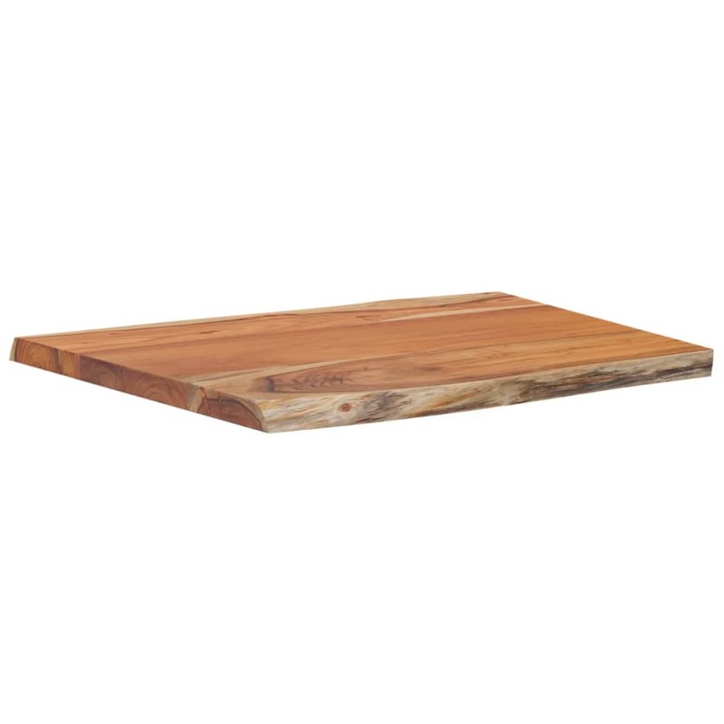 vidaXL Επιφάνεια Τραπεζιού Ορθογώνια 70x60x2,5 εκ. Μασίφ Ξύλο Ακακίας