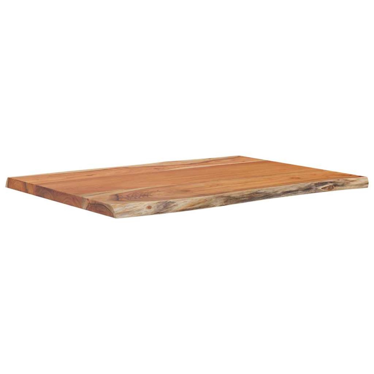 vidaXL Επιφάνεια Τραπεζιού Ορθογώνια 80x60x2,5 εκ. Μασίφ Ξύλο Ακακίας