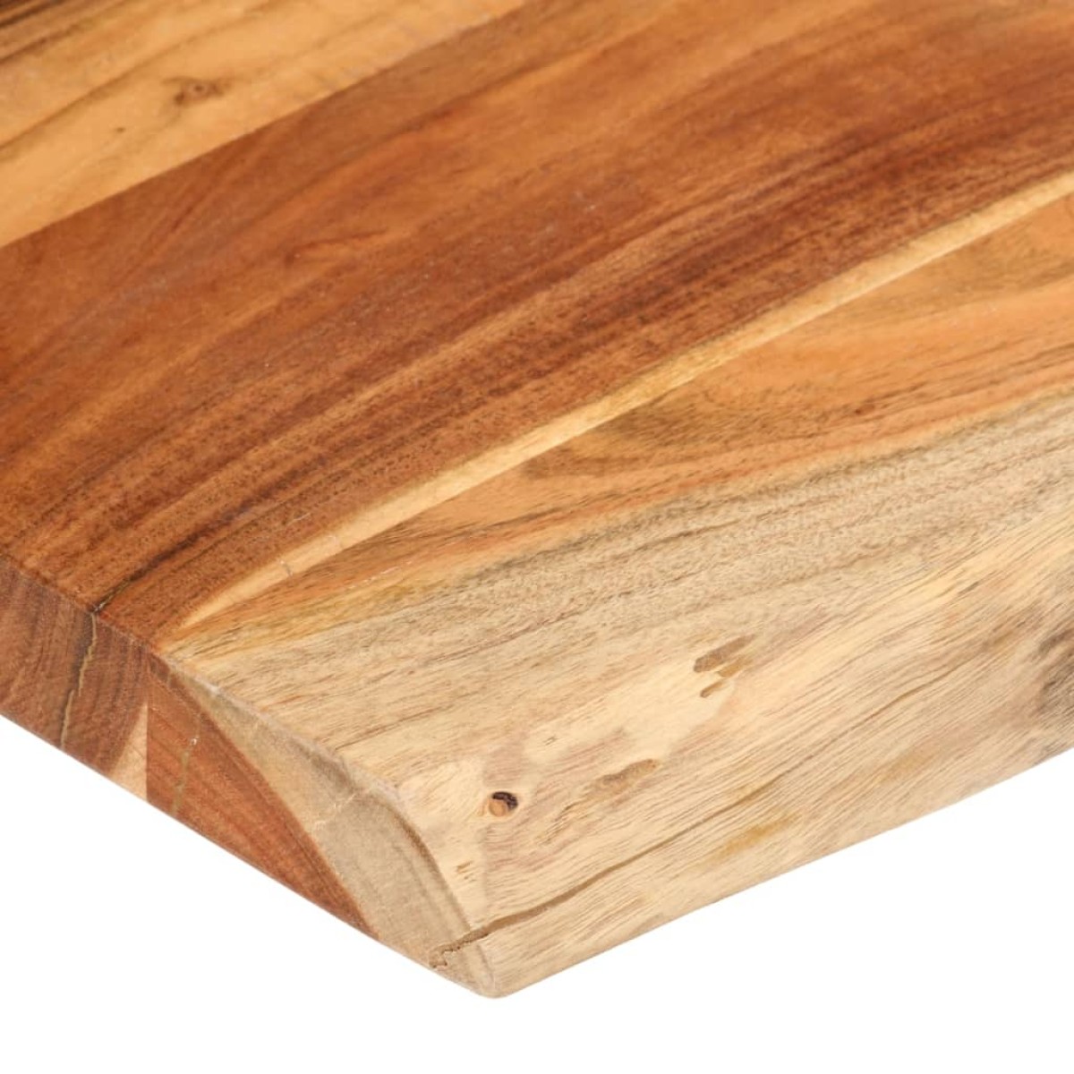 vidaXL Επιφάνεια Τραπεζιού Ορθογώνια 100x80x2,5 εκ. Μασίφ Ξύλο Ακακίας