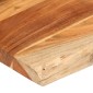 vidaXL Επιφάνεια Τραπεζιού Ορθογώνια 100x80x2,5 εκ. Μασίφ Ξύλο Ακακίας
