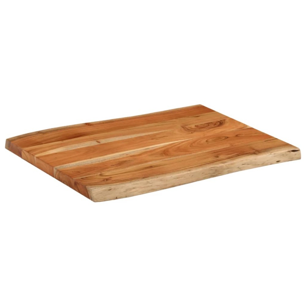 vidaXL Επιφάνεια Τραπεζιού Ορθογώνια 80x60x3,8 εκ. Μασίφ Ξύλο Ακακίας