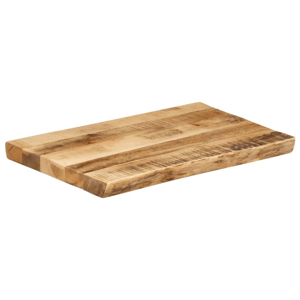 vidaXL Επιφάνεια Τραπεζιού 50x40x2,5 εκ. Live Edge Μασίφ Ξύλο Μάνγκο