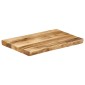 vidaXL Επιφάνεια Τραπεζιού 50x40x2,5 εκ. Live Edge Μασίφ Ξύλο Μάνγκο