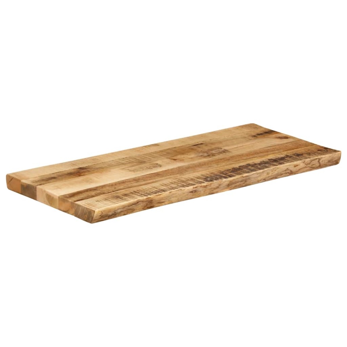 vidaXL Επιφάνεια Τραπεζιού 100x40x2,5 εκ. Live Edge Μασίφ Ξύλο Μάνγκο