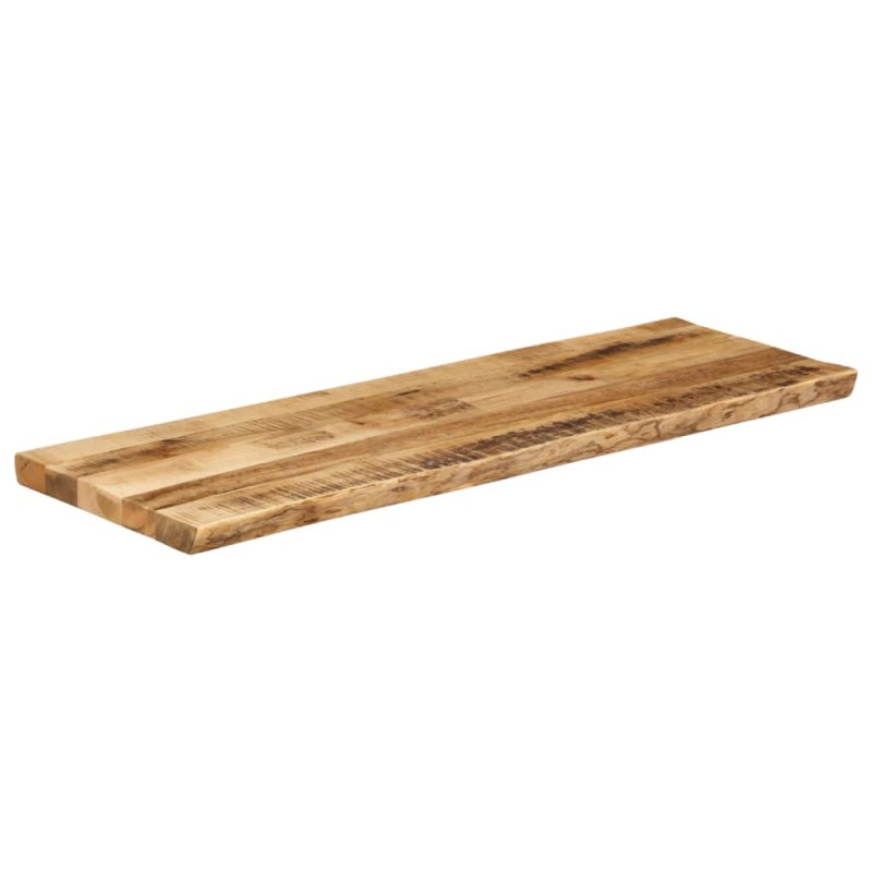 vidaXL Επιφάνεια Τραπεζιού 120x40x2,5 εκ. Live Edge Μασίφ Ξύλο Μάνγκο