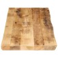 vidaXL Επιφάνεια Τραπεζιού 120x40x2,5 εκ. Live Edge Μασίφ Ξύλο Μάνγκο