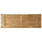 vidaXL Επιφάνεια Τραπεζιού 120x40x2,5 εκ. Live Edge Μασίφ Ξύλο Μάνγκο
