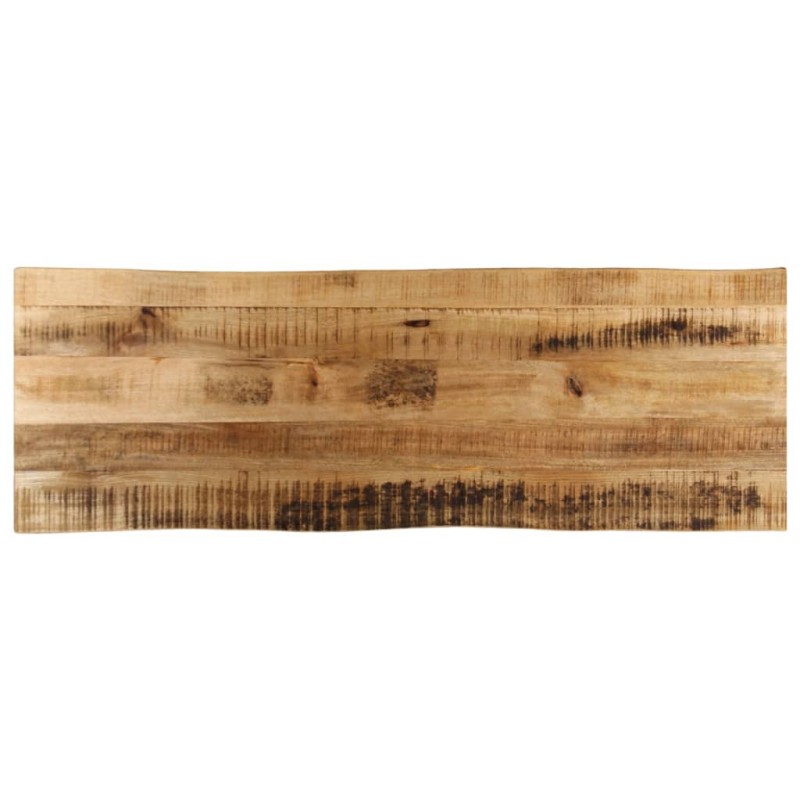 vidaXL Επιφάνεια Τραπεζιού 120x40x2,5 εκ. Live Edge Μασίφ Ξύλο Μάνγκο