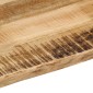 vidaXL Επιφάνεια Τραπεζιού 140x40x2,5 εκ. Live Edge Μασίφ Ξύλο Μάνγκο