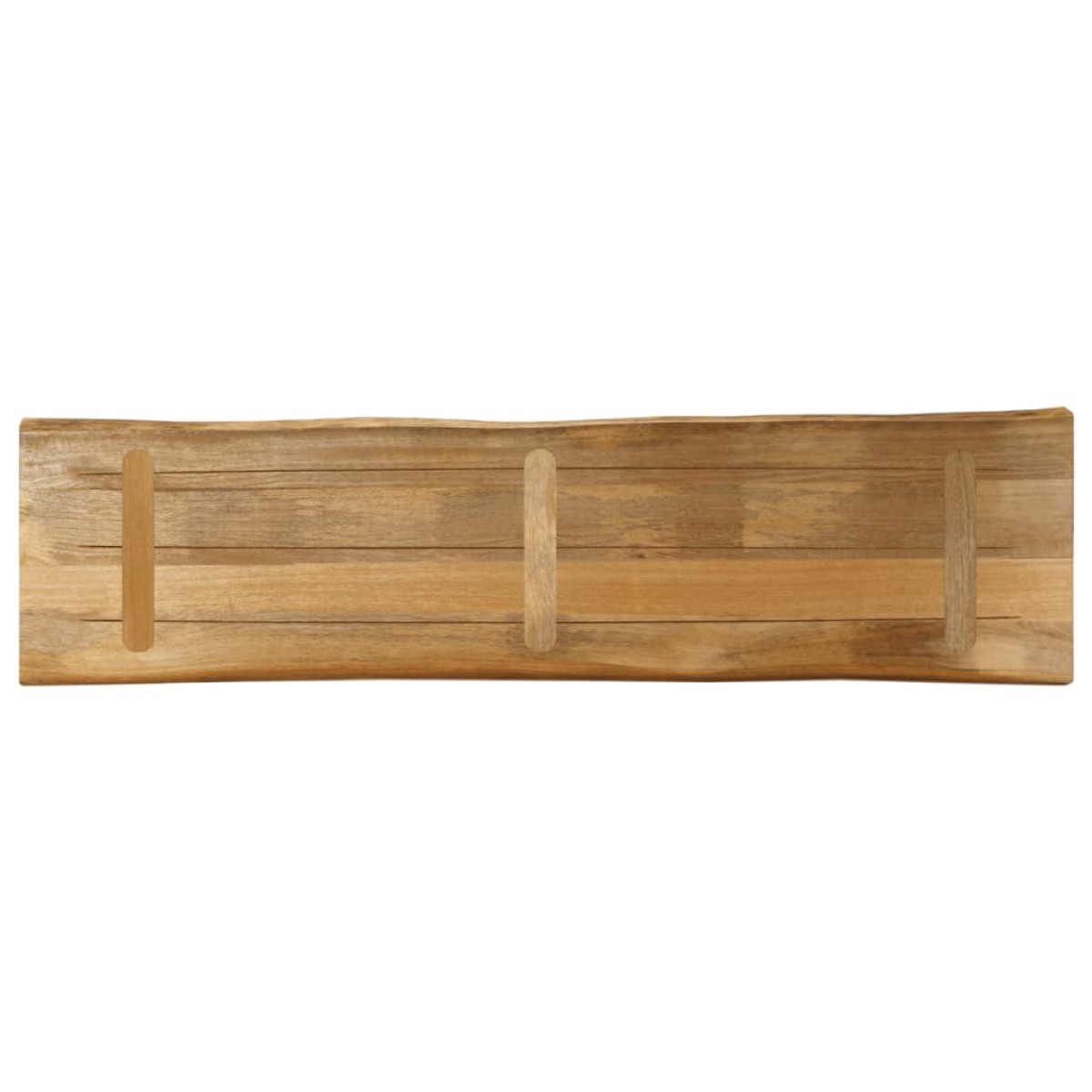 vidaXL Επιφάνεια Τραπεζιού 160x40x2,5 εκ. Live Edge Μασίφ Ξύλο Μάνγκο