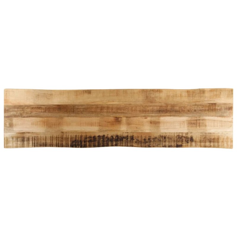 vidaXL Επιφάνεια Τραπεζιού 160x40x2,5 εκ. Live Edge Μασίφ Ξύλο Μάνγκο