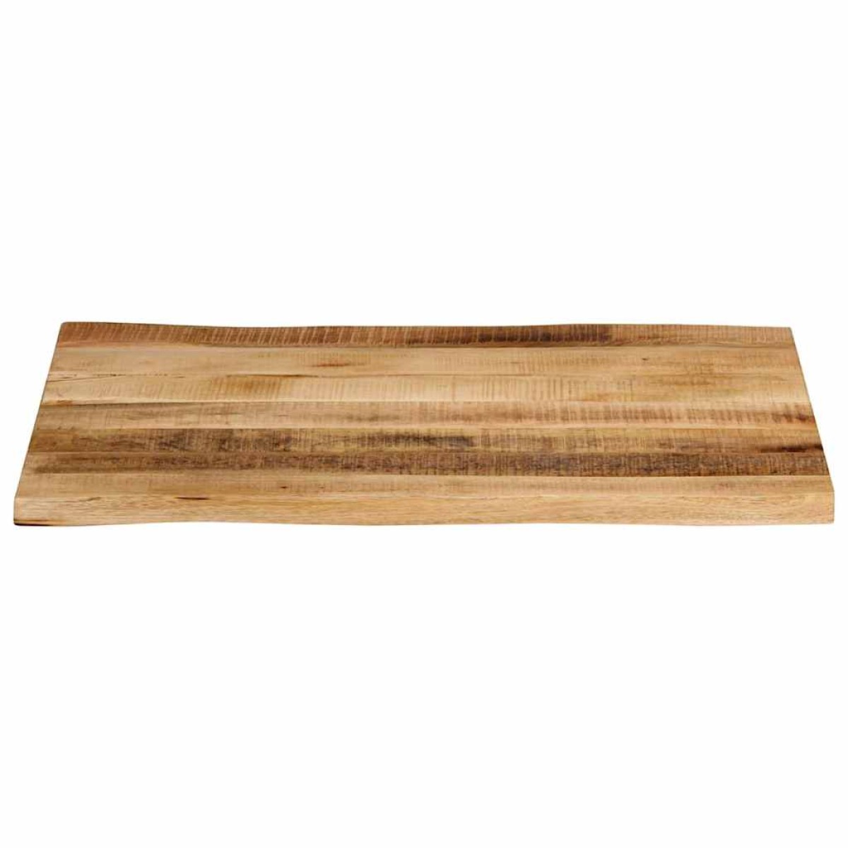 vidaXL Επιφάνεια Τραπεζιού 80x60x2,5 εκ. Live Edge Μασίφ Ξύλο Μάνγκο