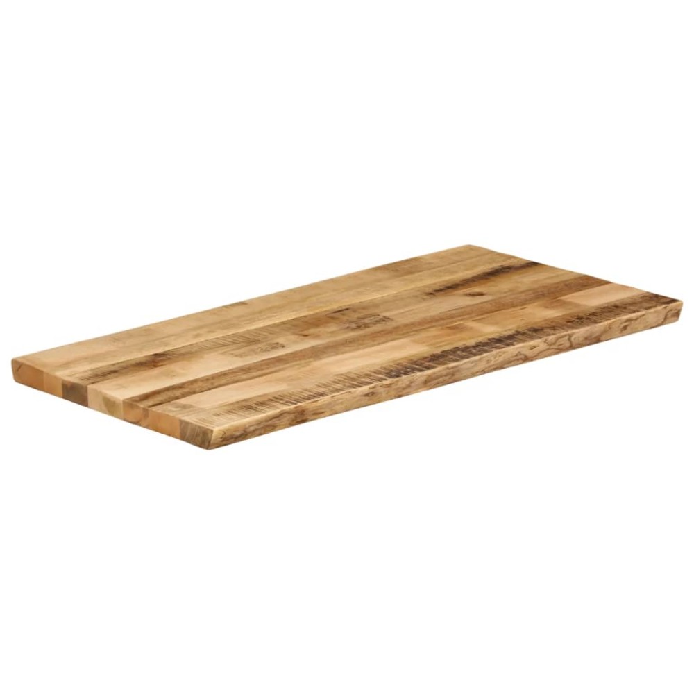 vidaXL Επιφάνεια Τραπεζιού 100x60x2,5 εκ. Live Edge Μασίφ Ξύλο Μάνγκο