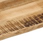 vidaXL Επιφάνεια Τραπεζιού 100x60x2,5 εκ. Live Edge Μασίφ Ξύλο Μάνγκο