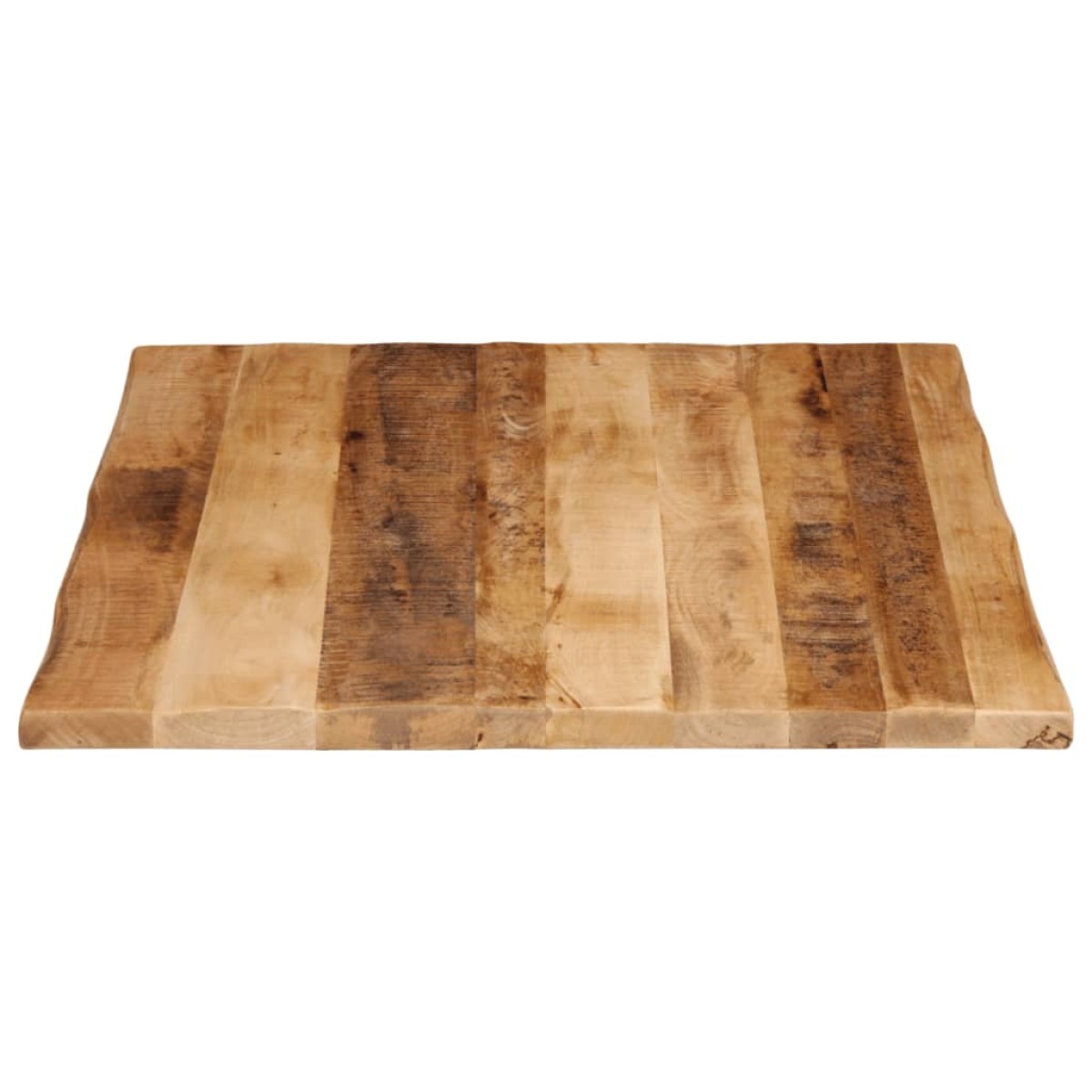 vidaXL Επιφάνεια Τραπεζιού 100x80x2,5 εκ. Live Edge Μασίφ Ξύλο Μάνγκο