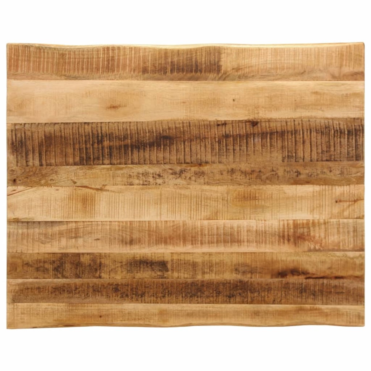 vidaXL Επιφάνεια Τραπεζιού 110x80x2,5 εκ. Live Edge Μασίφ Ξύλο Μάνγκο