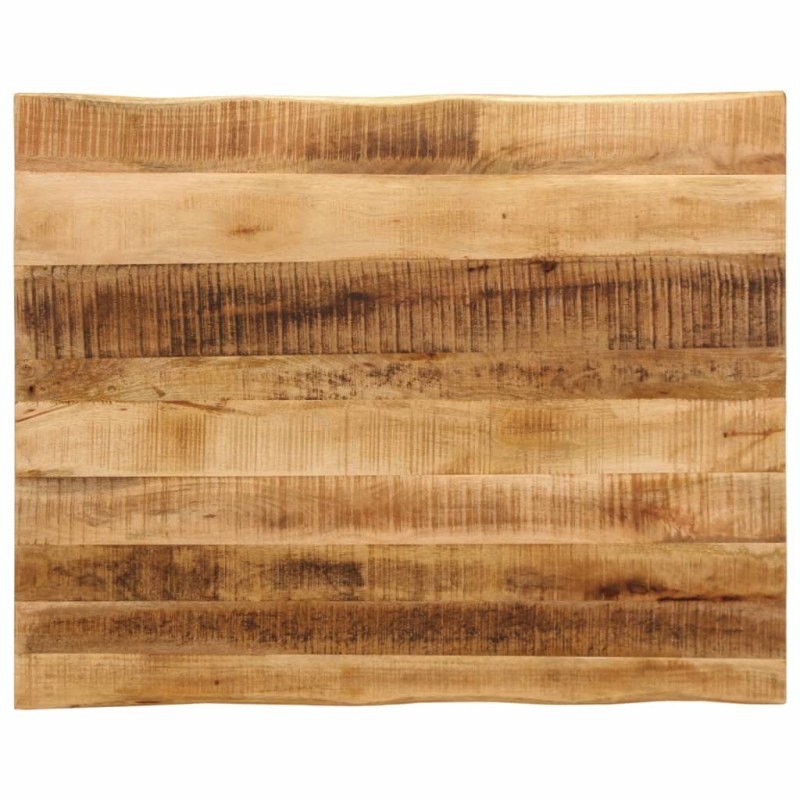 vidaXL Επιφάνεια Τραπεζιού 110x80x2,5 εκ. Live Edge Μασίφ Ξύλο Μάνγκο