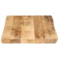 vidaXL Επιφάνεια Τραπεζιού 60x40x3,8 εκ. Live Edge Μασίφ Ξύλο Μάνγκο