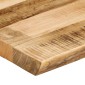 vidaXL Επιφάνεια Τραπεζιού 60x40x3,8 εκ. Live Edge Μασίφ Ξύλο Μάνγκο