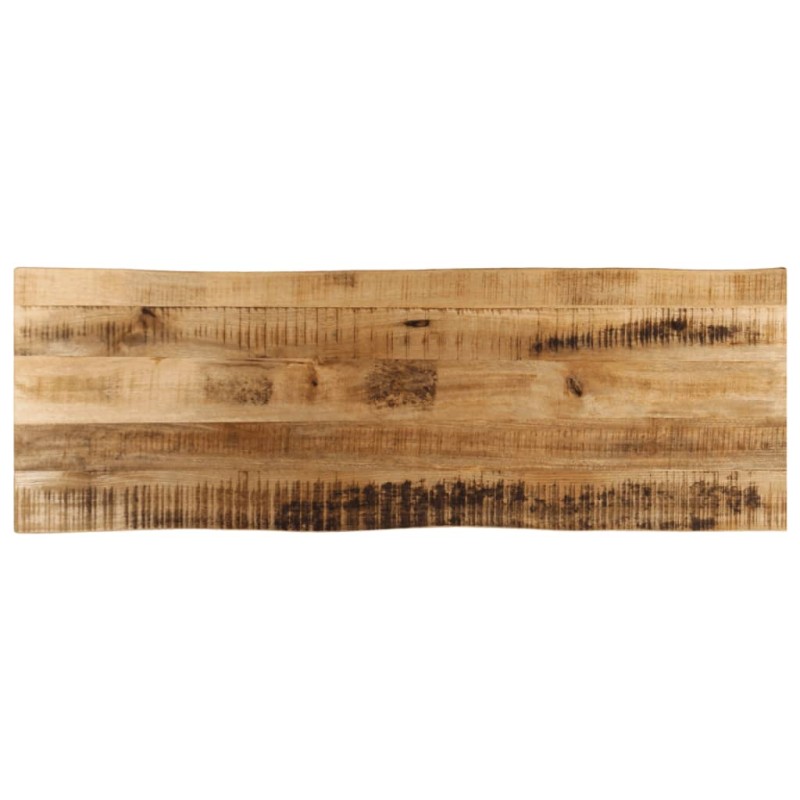 vidaXL Επιφάνεια Τραπεζιού 110x40x3,8 εκ. Live Edge Μασίφ Ξύλο Μάνγκο