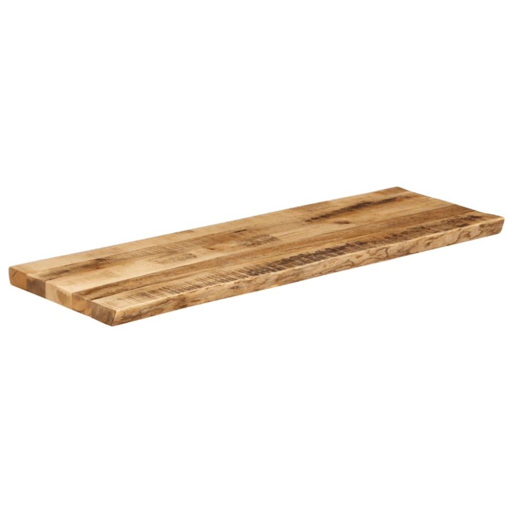 vidaXL Επιφάνεια Τραπεζιού 120x40x3,8 εκ. Live Edge Μασίφ Ξύλο Μάνγκο