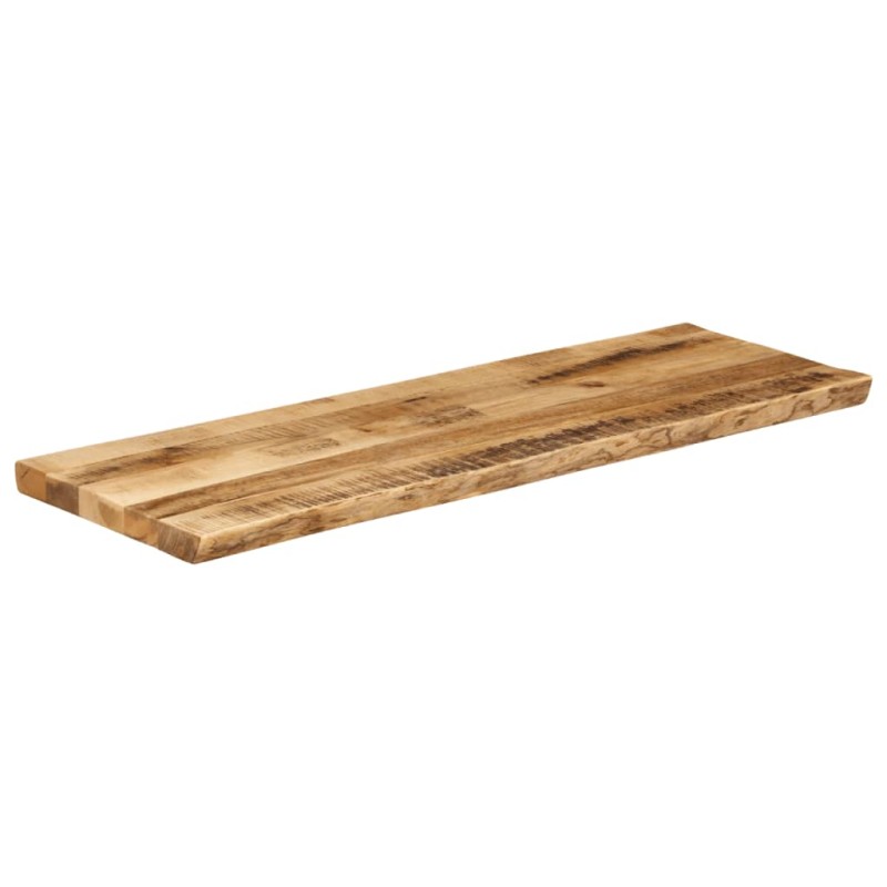 vidaXL Επιφάνεια Τραπεζιού 120x40x3,8 εκ. Live Edge Μασίφ Ξύλο Μάνγκο