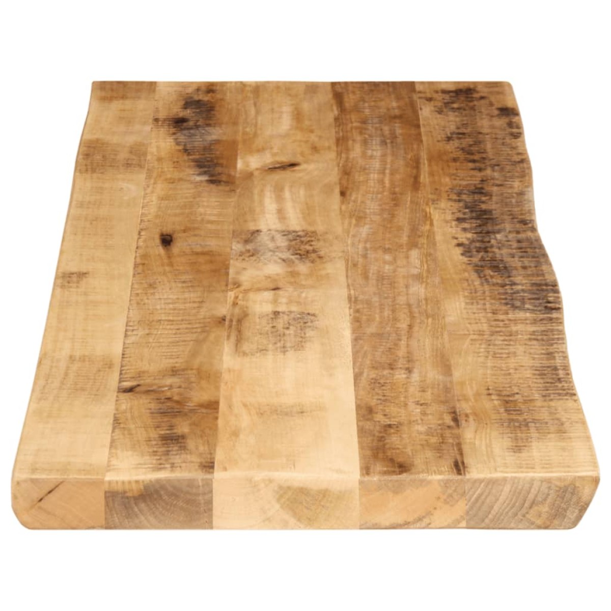 vidaXL Επιφάνεια Τραπεζιού 120x40x3,8 εκ. Live Edge Μασίφ Ξύλο Μάνγκο