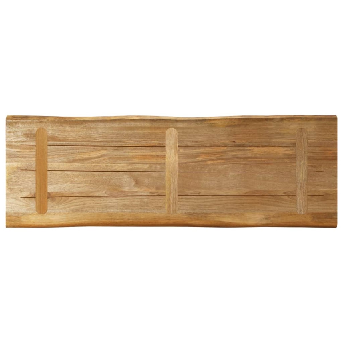 vidaXL Επιφάνεια Τραπεζιού 120x40x3,8 εκ. Live Edge Μασίφ Ξύλο Μάνγκο