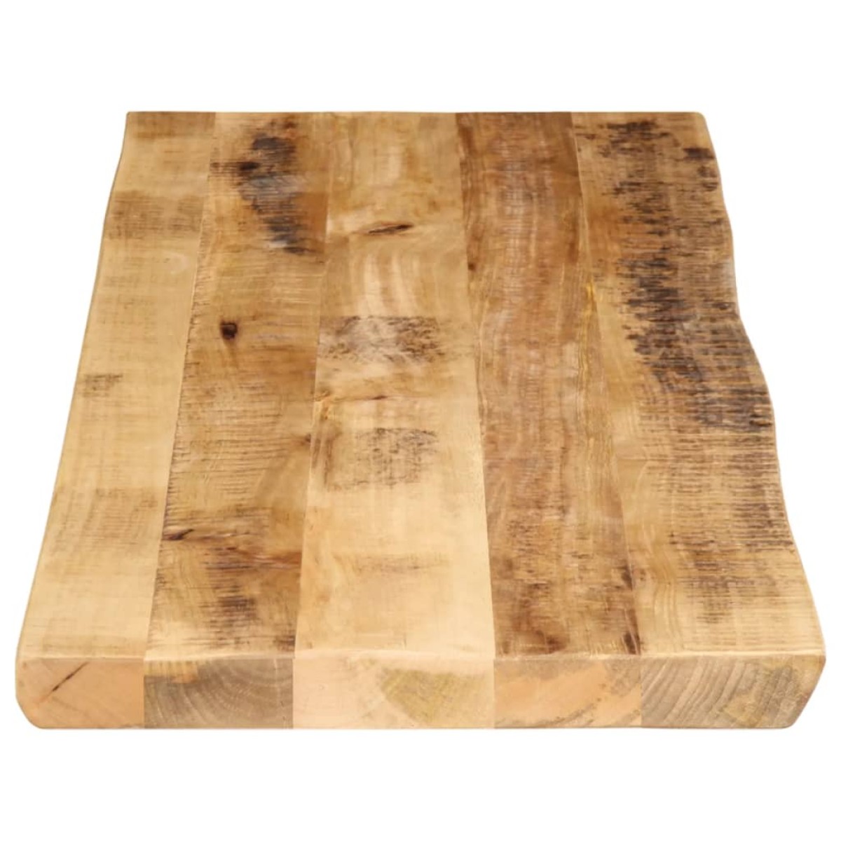 vidaXL Επιφάνεια Τραπεζιού 140x40x3,8 εκ. Live Edge Μασίφ Ξύλο Μάνγκο