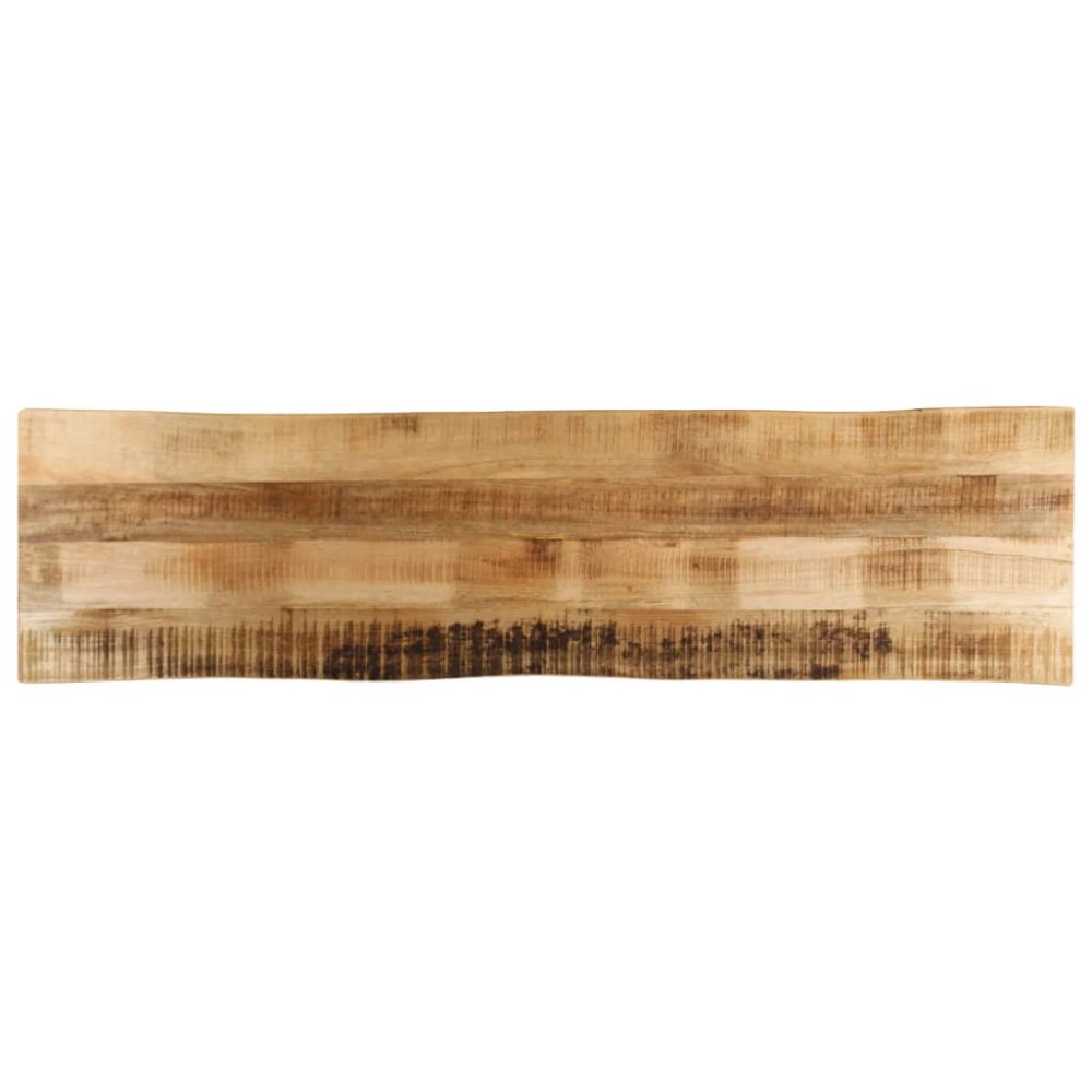 vidaXL Επιφάνεια Τραπεζιού 180x40x3,8 εκ. Live Edge Μασίφ Ξύλο Μάνγκο