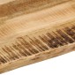 vidaXL Επιφάνεια Τραπεζιού 60x60x3,8 εκ. Live Edge Μασίφ Ξύλο Μάνγκο