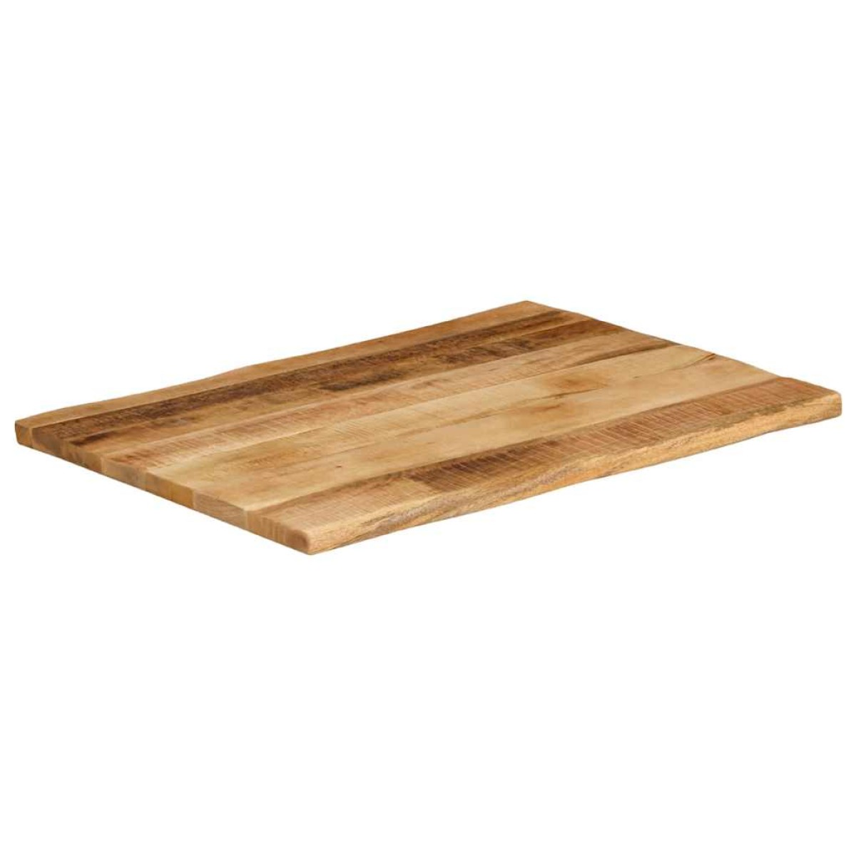 vidaXL Επιφάνεια Τραπεζιού 70x60x3,8 εκ. Live Edge Μασίφ Ξύλο Μάνγκο