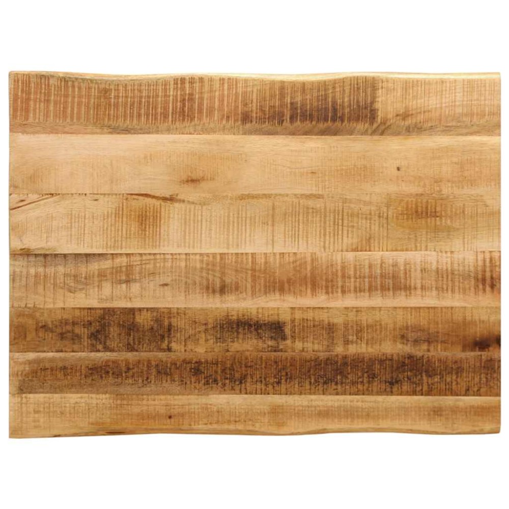 vidaXL Επιφάνεια Τραπεζιού 70x60x3,8 εκ. Live Edge Μασίφ Ξύλο Μάνγκο