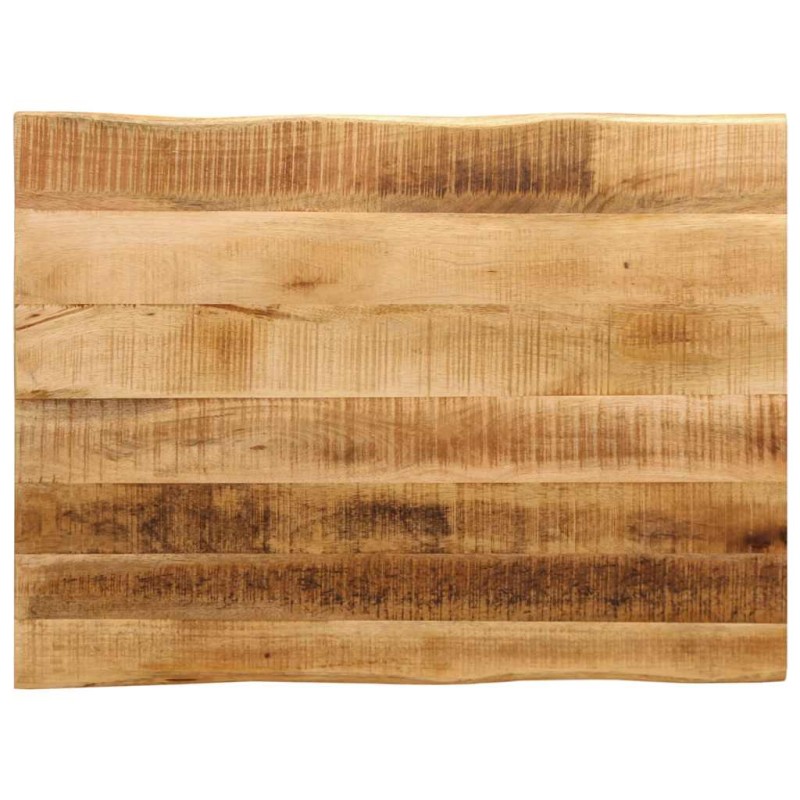 vidaXL Επιφάνεια Τραπεζιού 70x60x3,8 εκ. Live Edge Μασίφ Ξύλο Μάνγκο