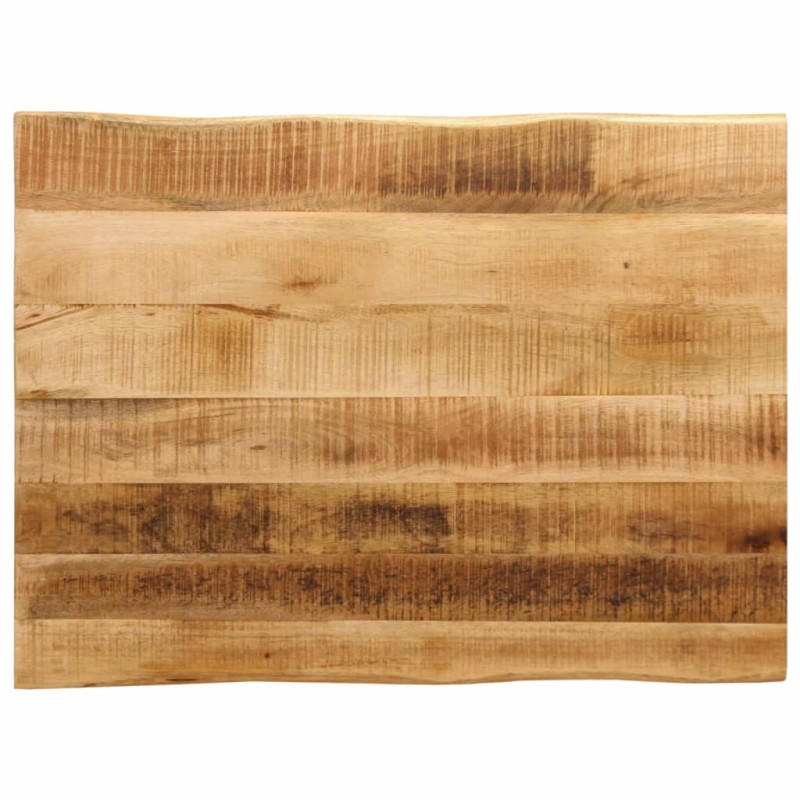vidaXL Επιφάνεια Τραπεζιού 90x60x3,8 εκ. Live Edge Μασίφ Ξύλο Μάνγκο