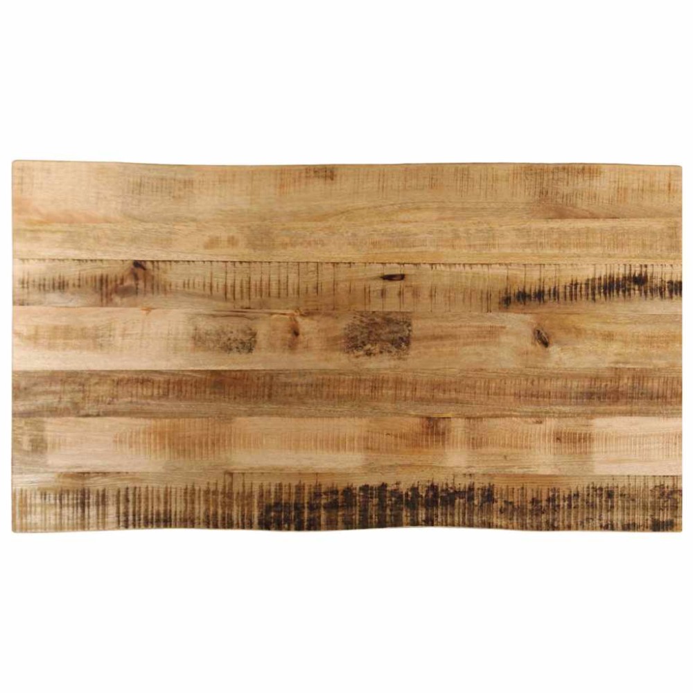 vidaXL Επιφάνεια Τραπεζιού 100x60x3,8 εκ. Live Edge Μασίφ Ξύλο Μάνγκο
