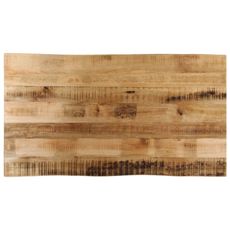 vidaXL Επιφάνεια Τραπεζιού 120x60x3,8 εκ. Live Edge Μασίφ Ξύλο Μάνγκο