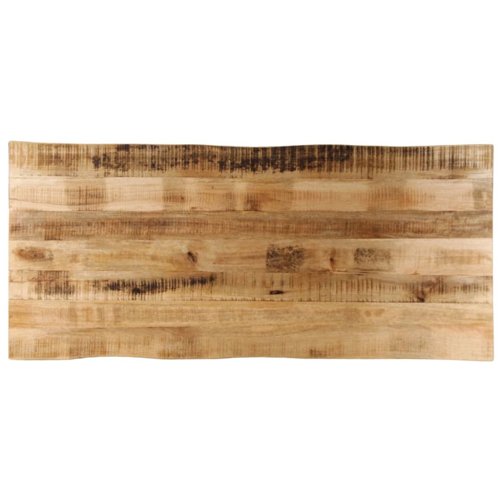 vidaXL Επιφάνεια Τραπεζιού 140x60x3,8 εκ. Live Edge Μασίφ Ξύλο Μάνγκο
