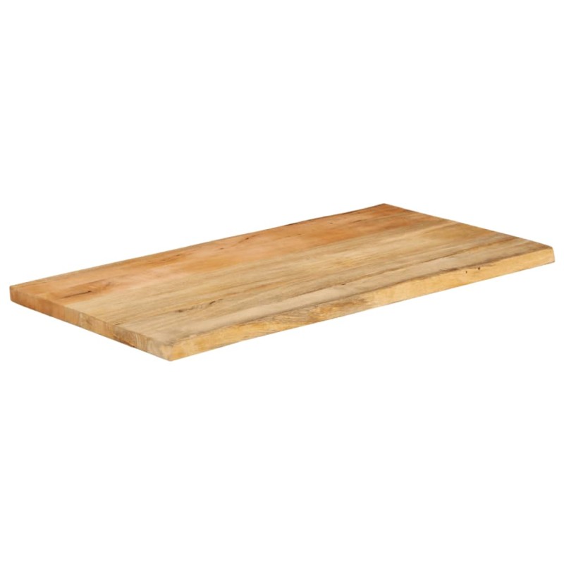 vidaXL Επιφάνεια Τραπεζιού 110x60x3,8 εκ. Live Edge Μασίφ Ξύλο Μάνγκο
