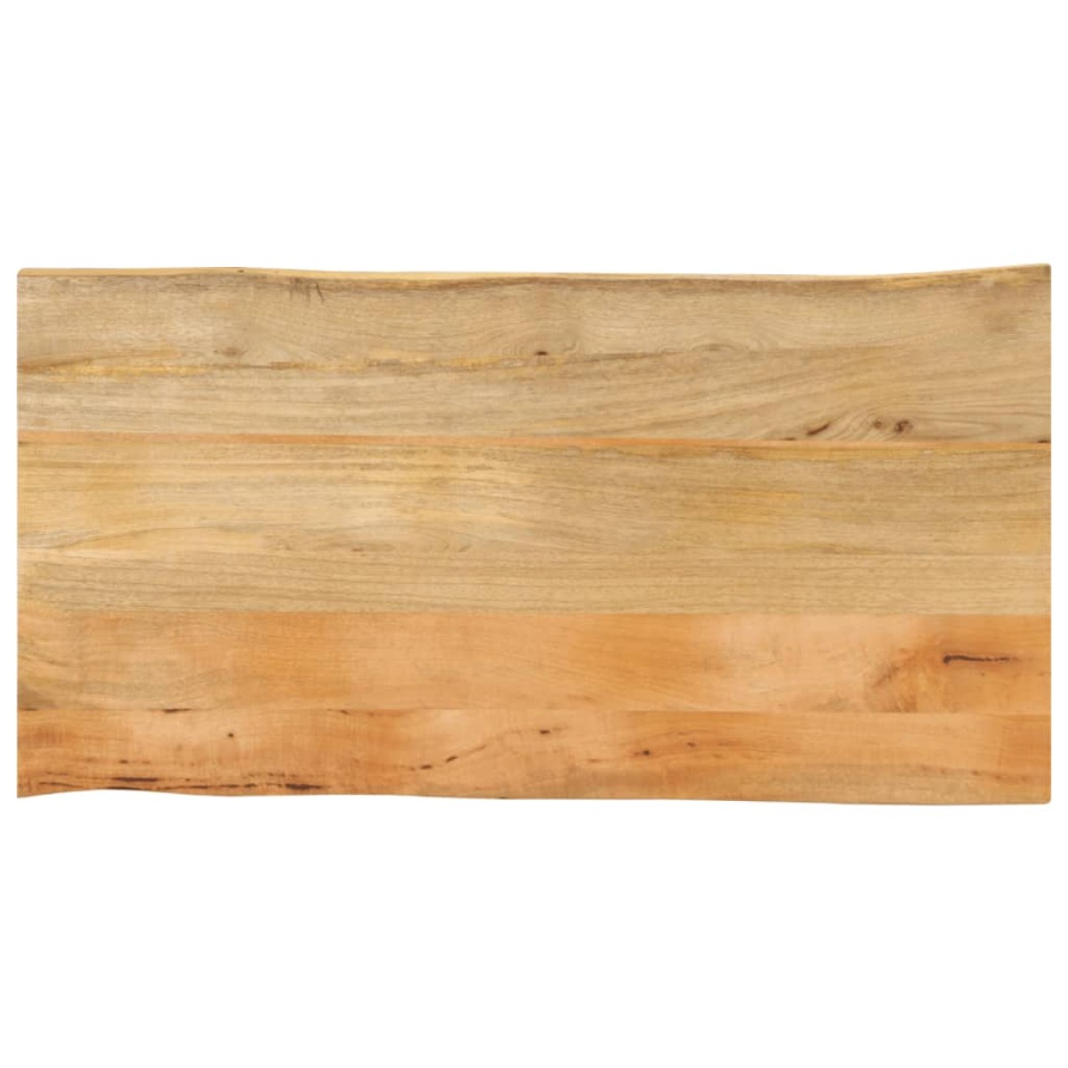 vidaXL Επιφάνεια Τραπεζιού 110x60x3,8 εκ. Live Edge Μασίφ Ξύλο Μάνγκο