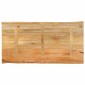 vidaXL Επιφάνεια Τραπεζιού 110x60x3,8 εκ. Live Edge Μασίφ Ξύλο Μάνγκο