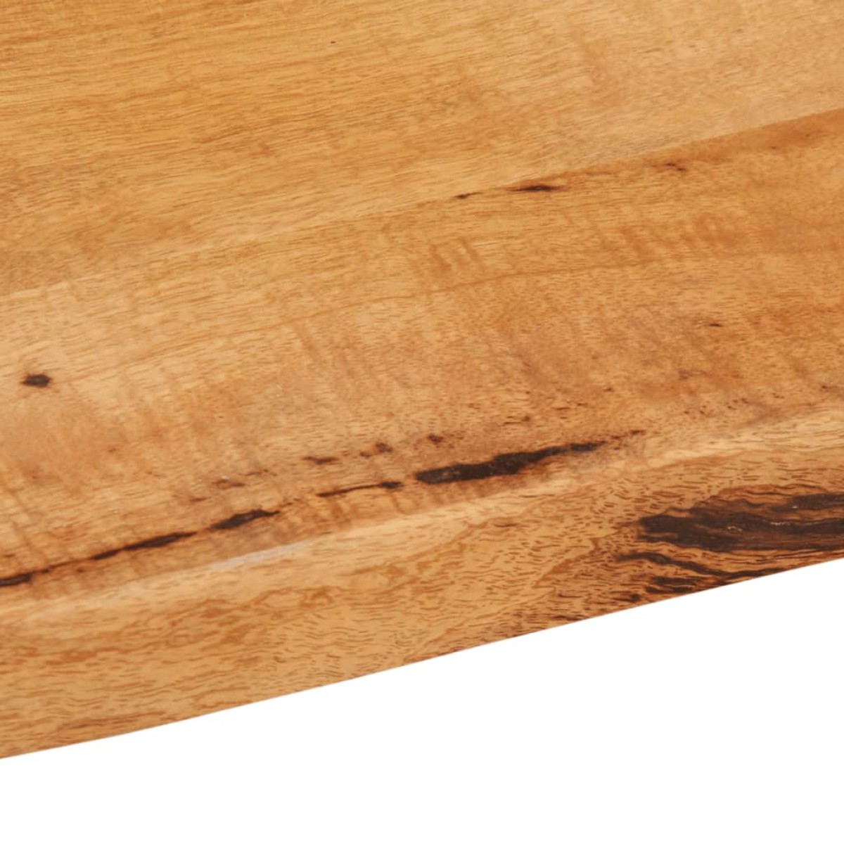 vidaXL Επιφάνεια Τραπεζιού 110x60x3,8 εκ. Live Edge Μασίφ Ξύλο Μάνγκο