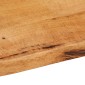 vidaXL Επιφάνεια Τραπεζιού 110x60x3,8 εκ. Live Edge Μασίφ Ξύλο Μάνγκο