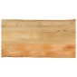 vidaXL Επιφάνεια Τραπεζιού 110x60x3,8 εκ. Live Edge Μασίφ Ξύλο Μάνγκο