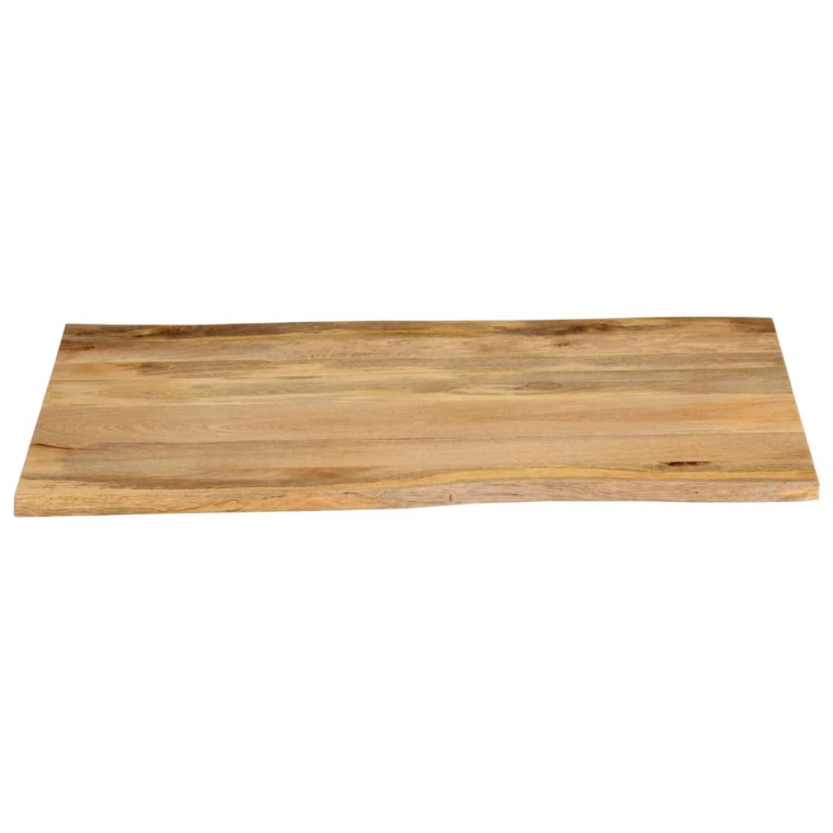 vidaXL Επιφάνεια Τραπεζιού 90x80x3,8 εκ. Live Edge Μασίφ Ξύλο Μάνγκο