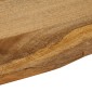 vidaXL Επιφάνεια Τραπεζιού 90x80x3,8 εκ. Live Edge Μασίφ Ξύλο Μάνγκο