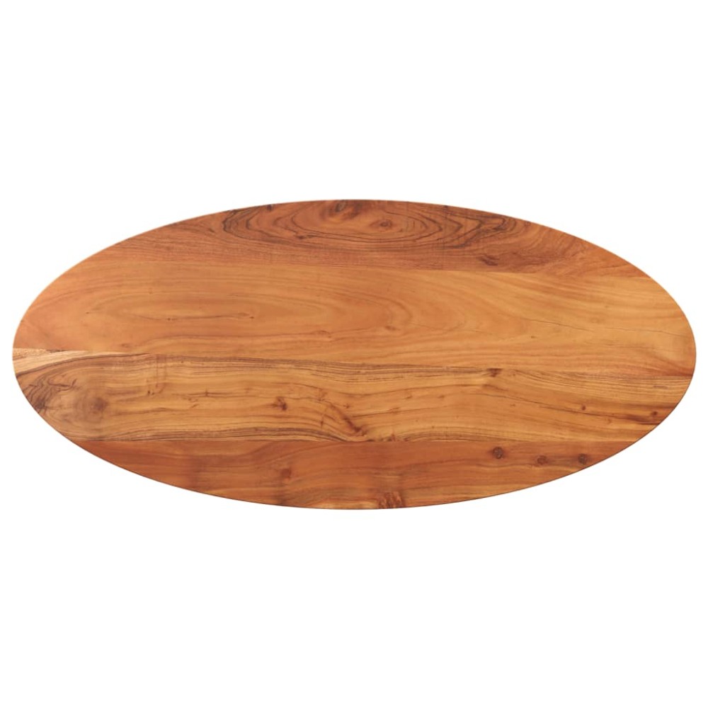 vidaXL Επιφάνεια Τραπεζιού Οβάλ 110x40x3,8 εκ. Μασίφ Ξύλο Ακακίας