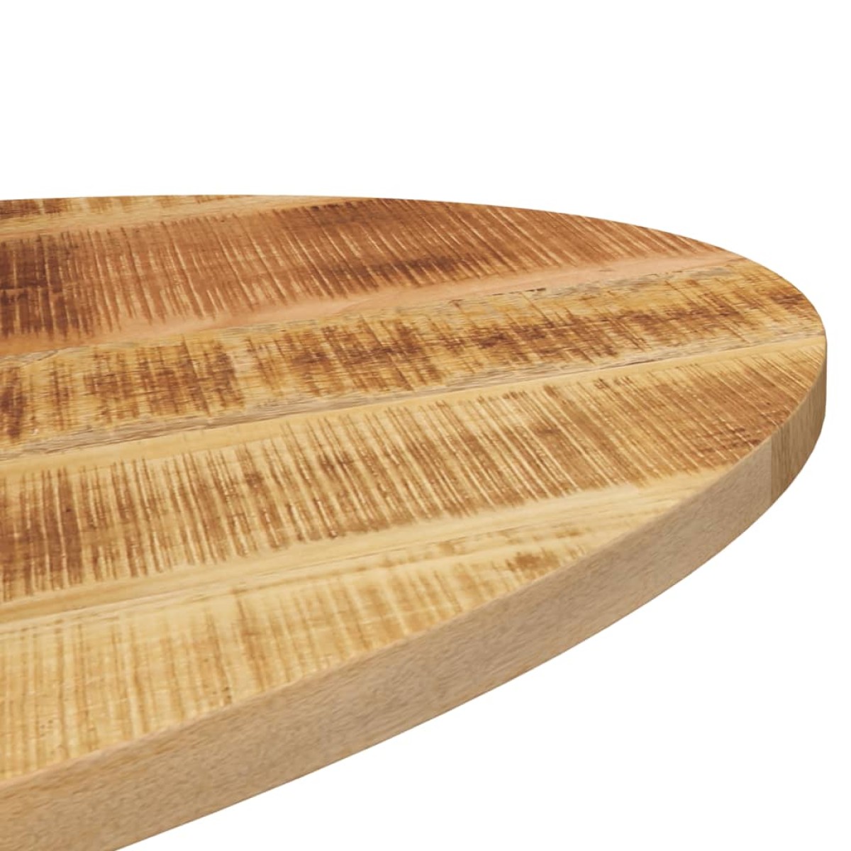 vidaXL Επιφάνεια Τραπεζιού Οβάλ 110x40x2,5 εκ. Μασίφ Ξύλο Μάνγκο