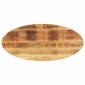 vidaXL Επιφάνεια Τραπεζιού Οβάλ 110x40x3,8 εκ. Μασίφ Ξύλο Μάνγκο