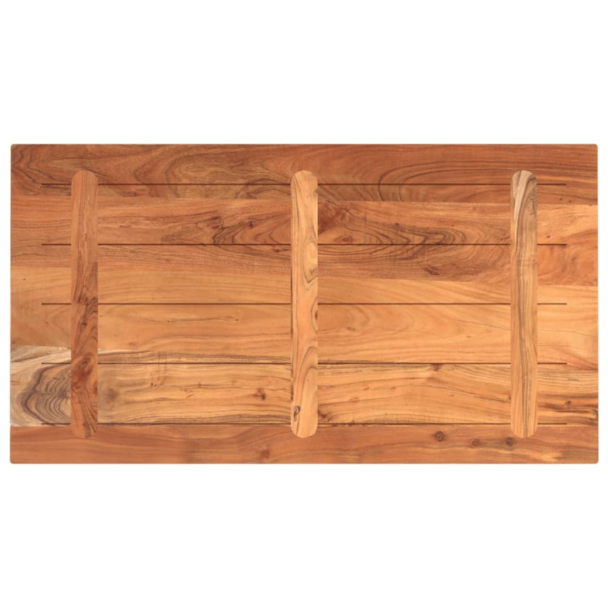 vidaXL Επιφάνεια Τραπεζιού Ορθογώνια 120x70x2,5 εκ. Μασίφ Ξύλο Ακακίας
